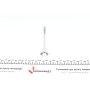 Клапан (випуск) Smart Cabrio/City-Coupe/Fortwo 0.8CDI 99- (25.2х6х91.2) (хромування)