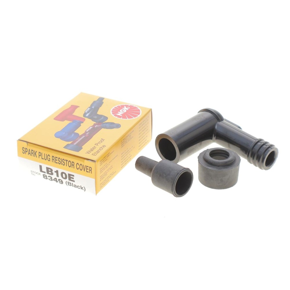 Наконечник свічки запалювання (чорний) (90°/14mm) (LB10E)