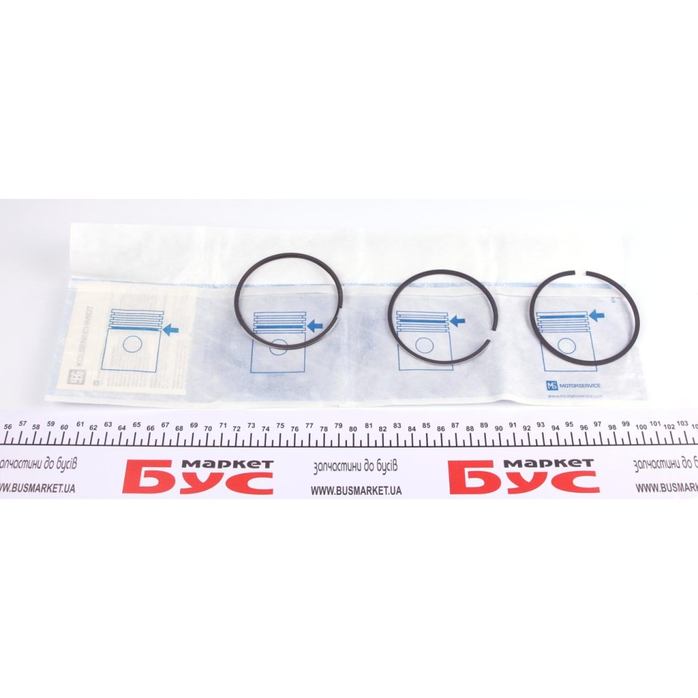 Кільця поршневі VW Caddy 1.9 TDI 04-10 (79.50mm/STD) (1.75-2-3)