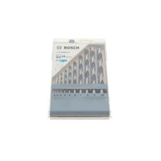 Набір свердл HSS PointTeQ (1-10mm) К-кт 10 шт.