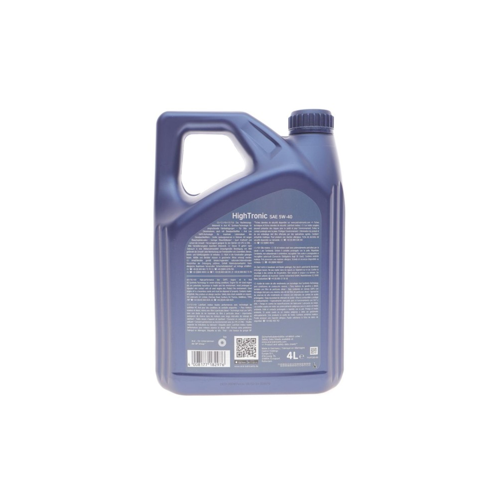 Олива 5W40 High Tronic (4L) (VW505 00/505 01/MB 229.31/RN0700) = AR-15F47C