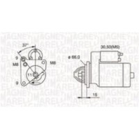 Стартер Citroen Berlingo/Jumpy/Peugeot Expert/Partner 1.5HDI/1.6HDI 07- (1.3kw) (z=11)