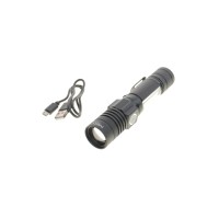 Ліхтарик акумуляторний 800Lm 2IN1 CREE T6 LED+COB/10W (USB)