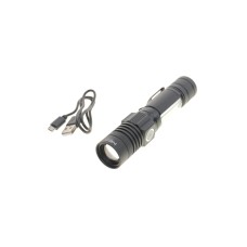 Ліхтарик акумуляторний 800Lm 2IN1 CREE T6 LED+COB/10W (USB)