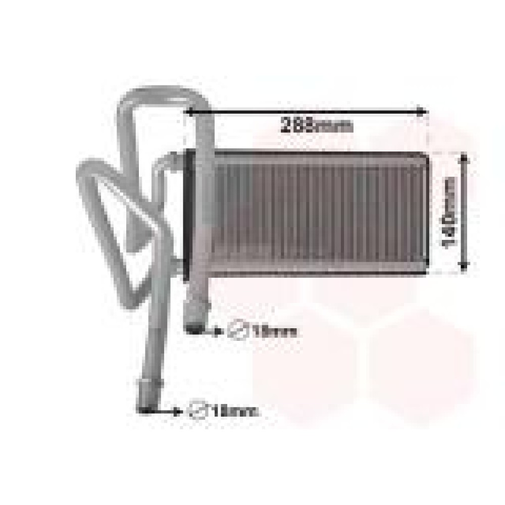 Радіатор пічки Land Rover Discovery/Range Rover Sport 2.7TD/3.6D/4.0/4.4 04-13