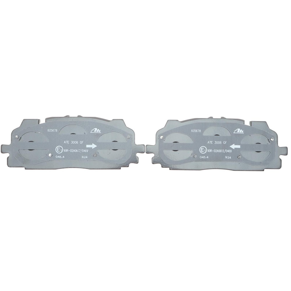 Колодки гальмівні (передні) Audi A4/A5/Q5/Q7 15-/ A5 Sportback 07-17/ A6/A7/A8/Q3/Q8/VW Touareg 17- (Akebono)