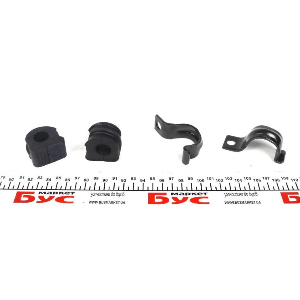 Втулка стабілізатора (переднього) Audi A3/TT/Skoda Octavia/Bora/VW Golf (d=17mm) (з кронштейном)