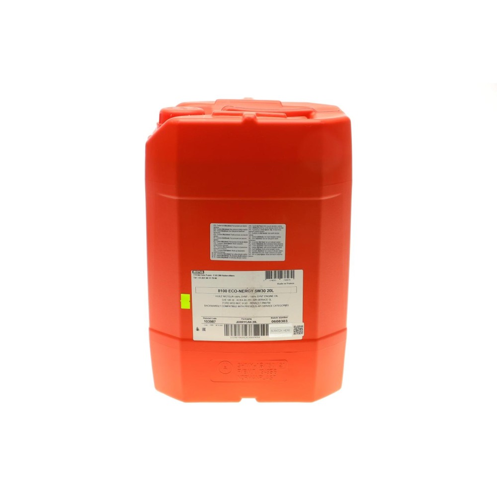 Олива 5W30 ECO-nergy 8100 (20L) (WSS M2C 913D/RN0700/STJLR.03.5003) (103987)