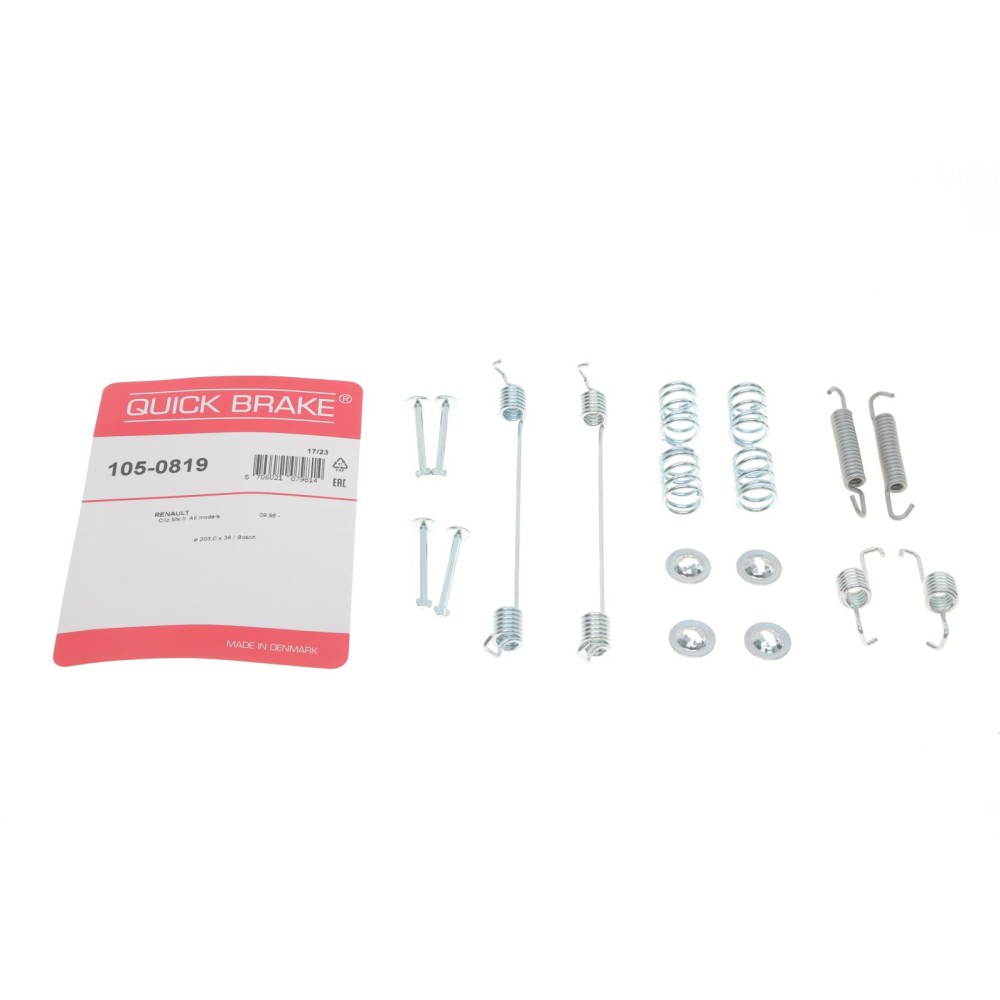 Комплект пружинок колодок ручника Renault Logan/Clio 1.2-1.9dTi 98- (Bosch)