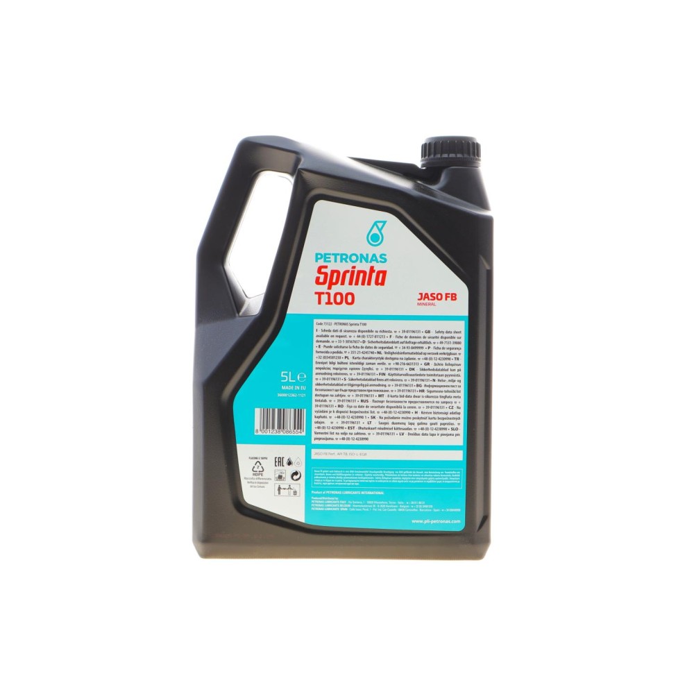 Олива SPRINTA T100 2T (5L) (JASO FB/API TB/ISO EGB)