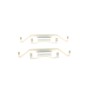 Планка супорта (заднього) притискна (к-кт) MB E-class (W211)/S-class (W220/W221) 02-13 (TEVES)