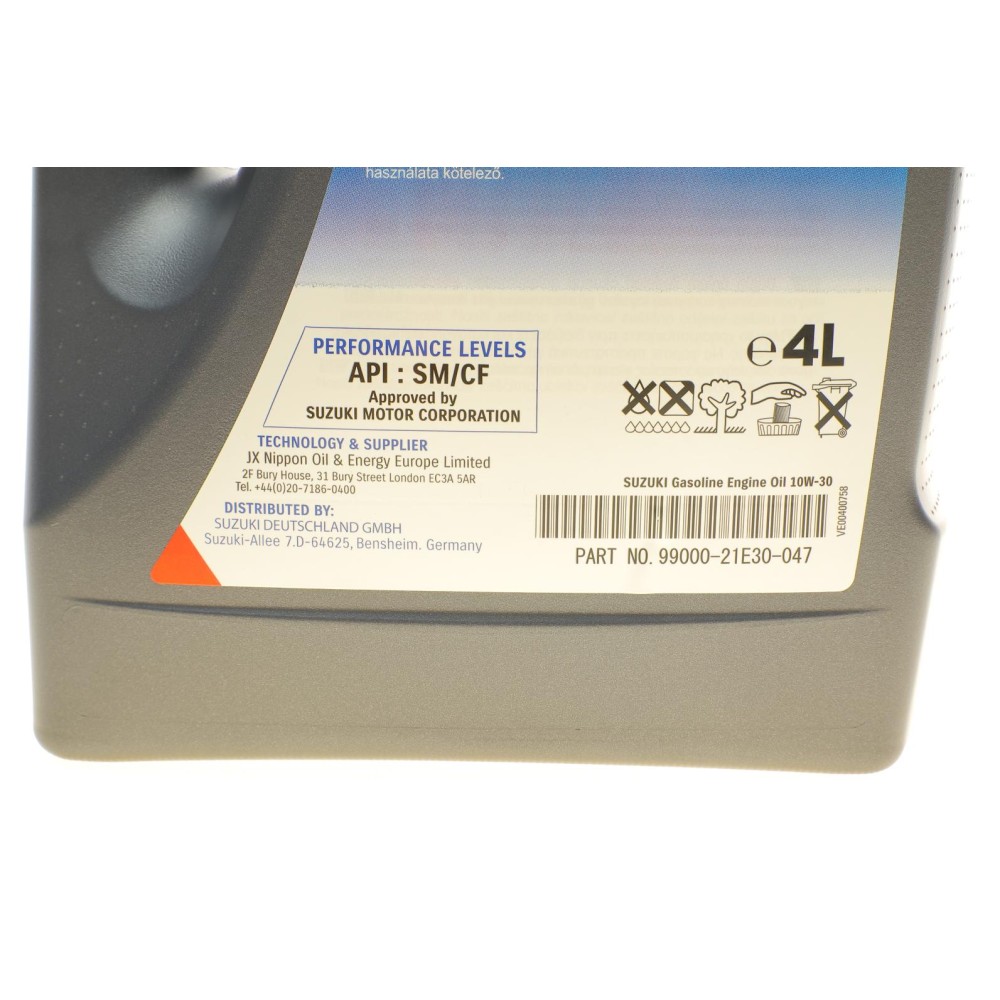 Олива 10W30 Ecstar F7000 (4L) (API SM)