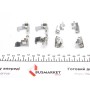 Планка супорта (переднього) прижимна (к-кт) Lexus RX 03-08 (Akeb)