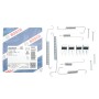 Комплект пружинок колодок ручника Citroen C2/C3/Peugeot 1007 02-