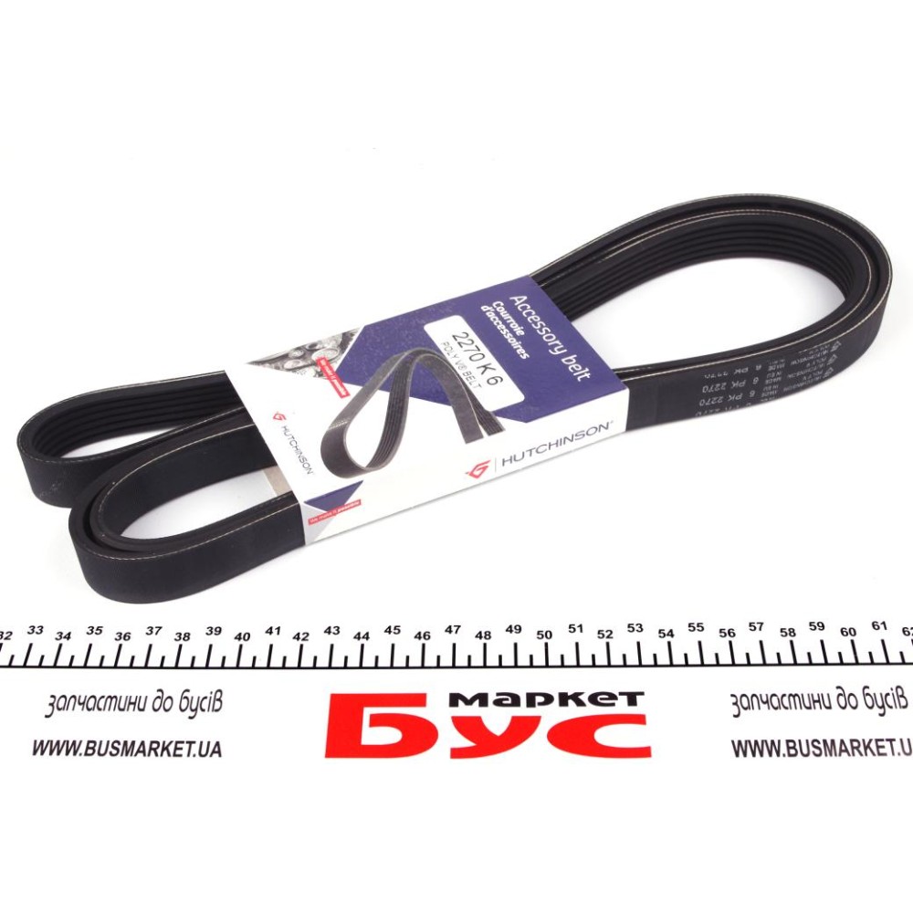 Ремінь генератора MB Sprinter CDI (+AC) (6PK2270)
