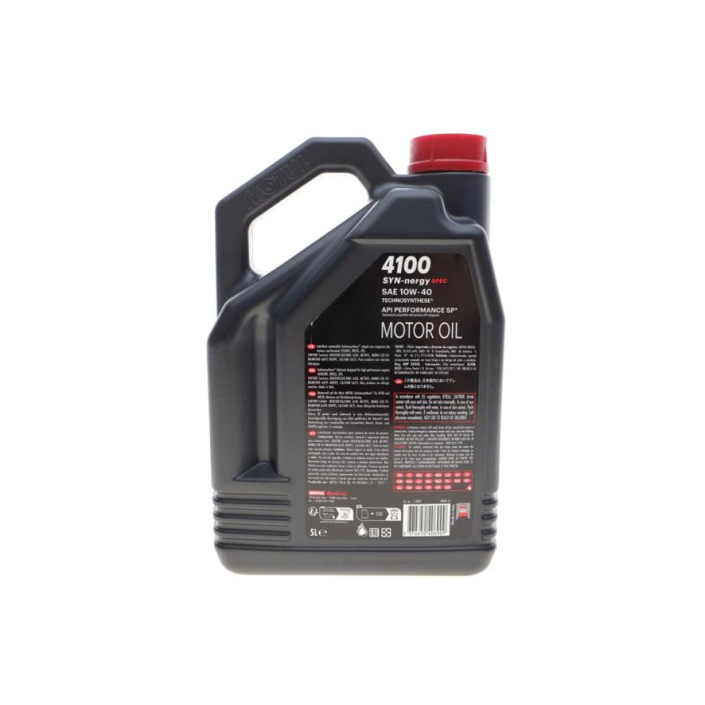 Олива 10W40 4100 Syn-nergy Spec (5L) (MB 229.3/RN0710/RN0700/PSA B71 2300/VW 501 01/VW505 00) (112892)