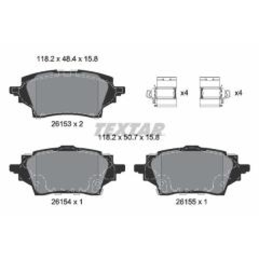 Колодки гальмівні (задні) Suzuki Swace/Toyota C-HR/Corolla 19-(TRW) Q+
