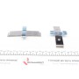 Планка супорта (переднього) прижимна (к-кт) Renault Megane 2.0 TCe 08- (Brembo)