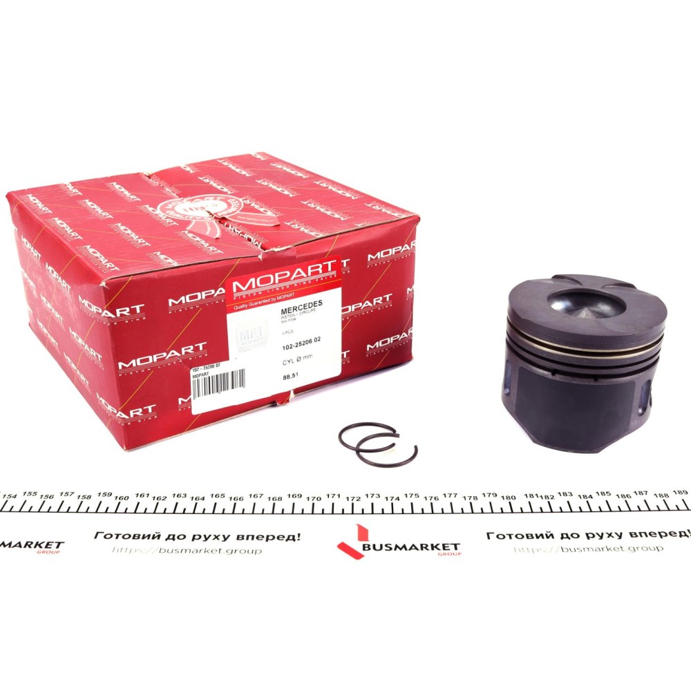 Поршень MB Sprinter OM611-613 (88.50mm/+0.5) (косий шатун) = 7110925000