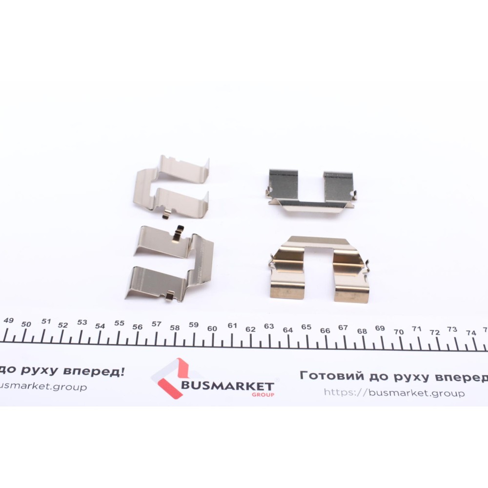 Планка супорта (заднього) прижимна (к-кт) VW T4 90-03 (Lucas) (без датчика зносу колодок)