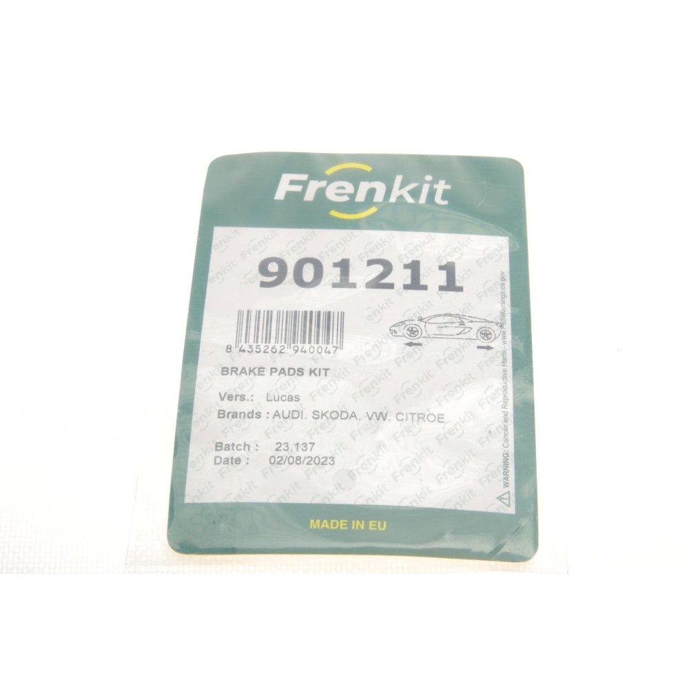 Планка супорта прижимної (к-кт) VW Golf IV 97-05 (Lucas)