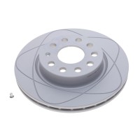 Диск гальмівний (передній) Audi A3/Skoda Octavia/VW Caddy/Golf 03- (280x22) (з покр) PowerDisc