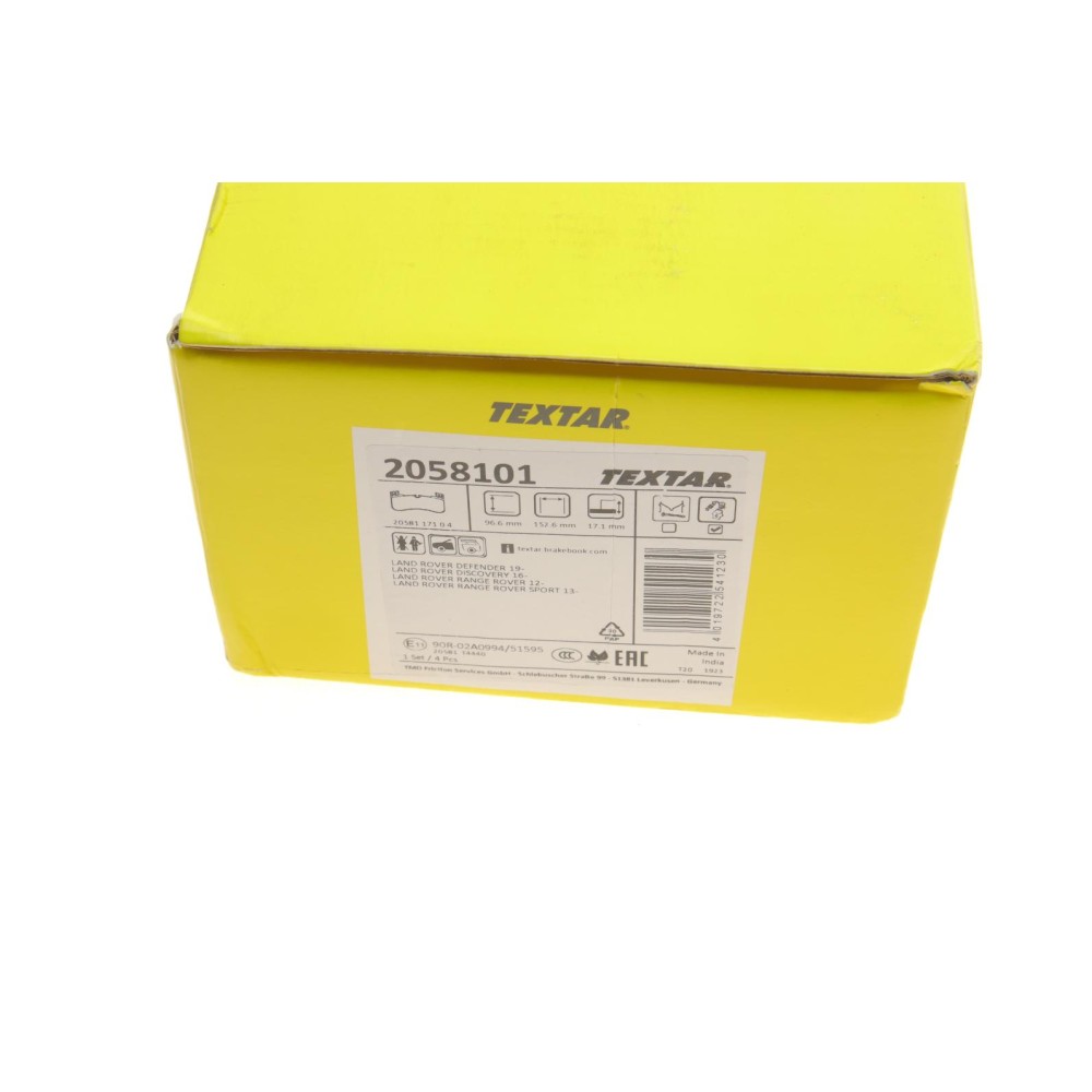 Колодки гальмівні (передні) Land Rover Defender 19-/Discovery 16-/Range Rover 12- 4x4 (Brembo) Q+