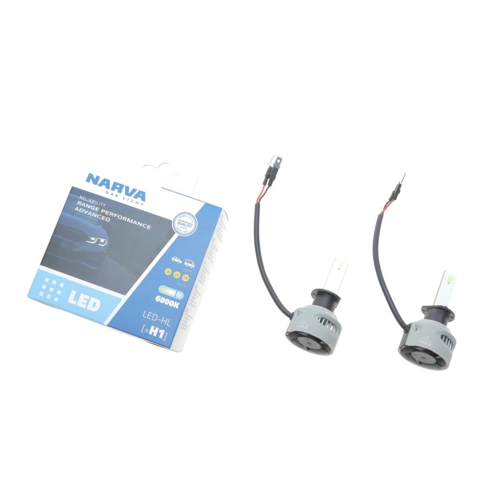 Автолампа H1 12/24V 19W P14.5s Performance Advance LED 6000K 1700lm (к-кт 2шт)