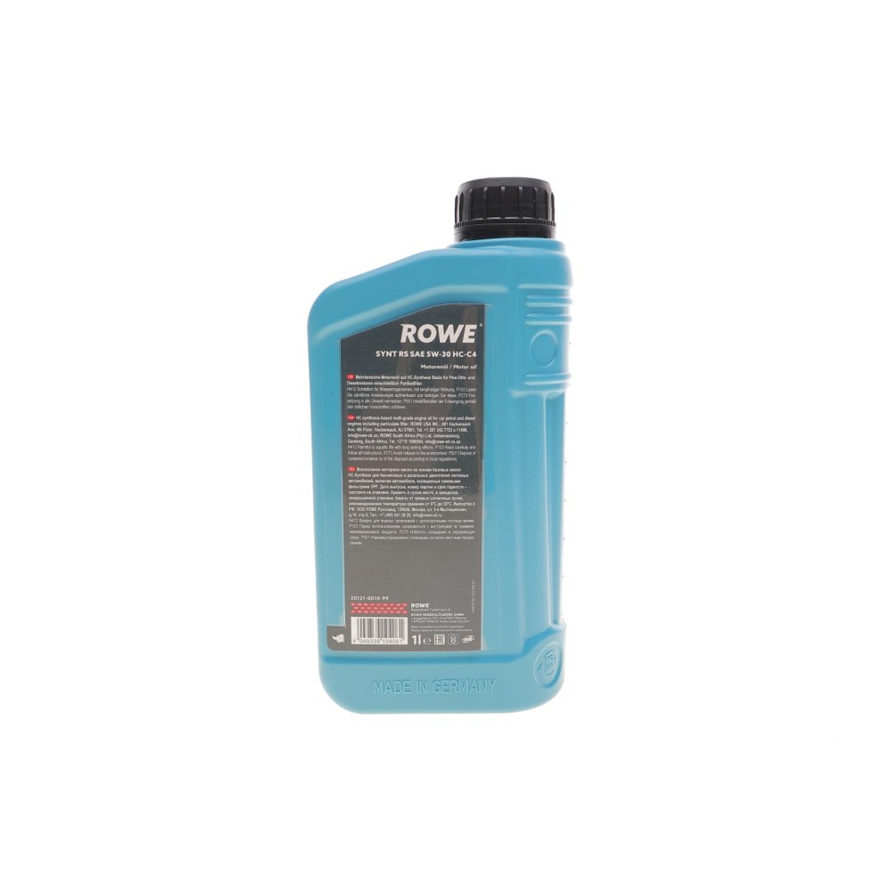 Олива 5W30 HIGHTEC SYNT RS HC-C4 (1L) (RN 0720/MB 229.51/MB 226.51) (ACEA C3,C4)