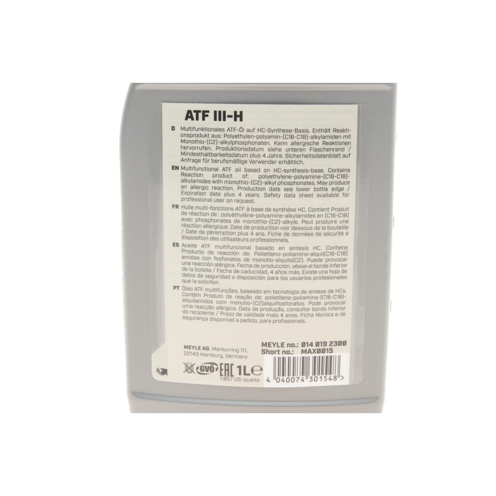 Олива ATF-III-H Dexron III (H) (1L) (MB 236.6/237.71/236.9/236.10/236.11/236.13/VAG G 052 990)