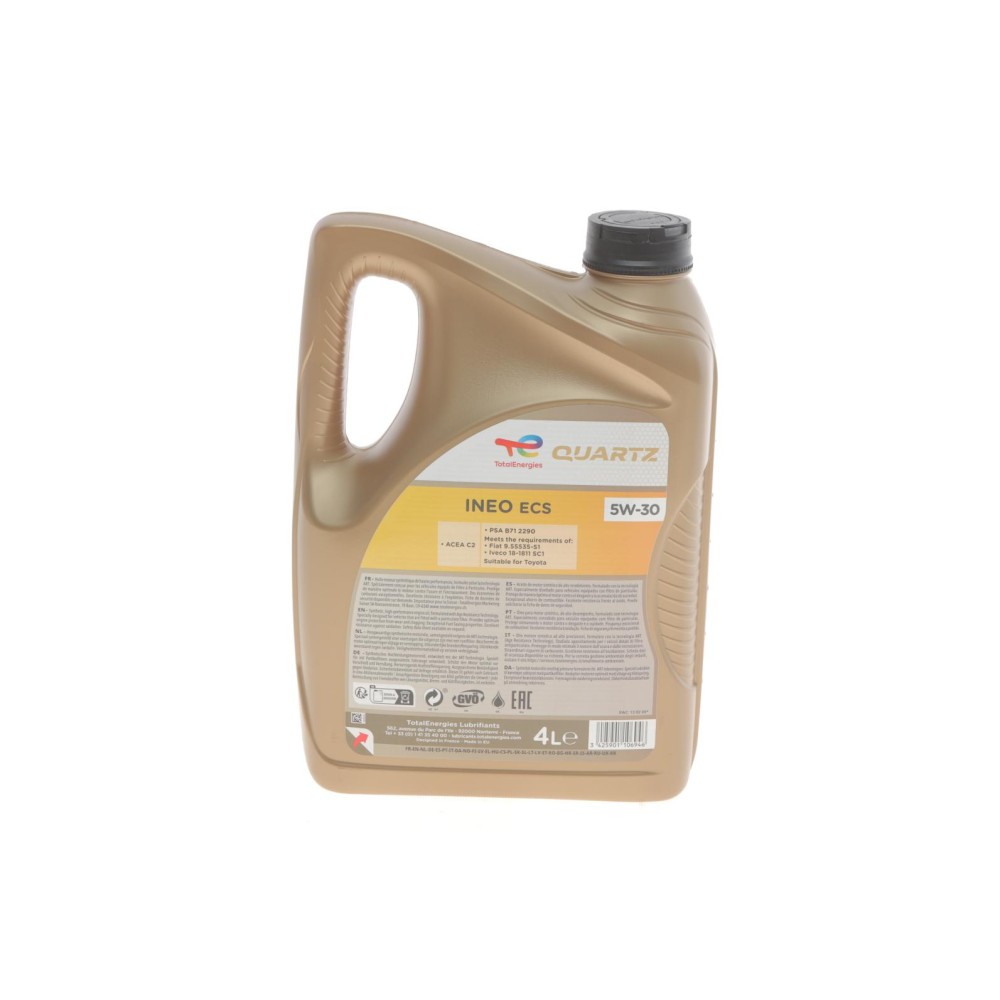 Олива 5W30 Quartz INEO ECS (4L) (PSA B712290)