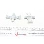 Планка супорта (переднього) прижимна (к-кт) MB E-class (W211) 02-12 (Brembo)