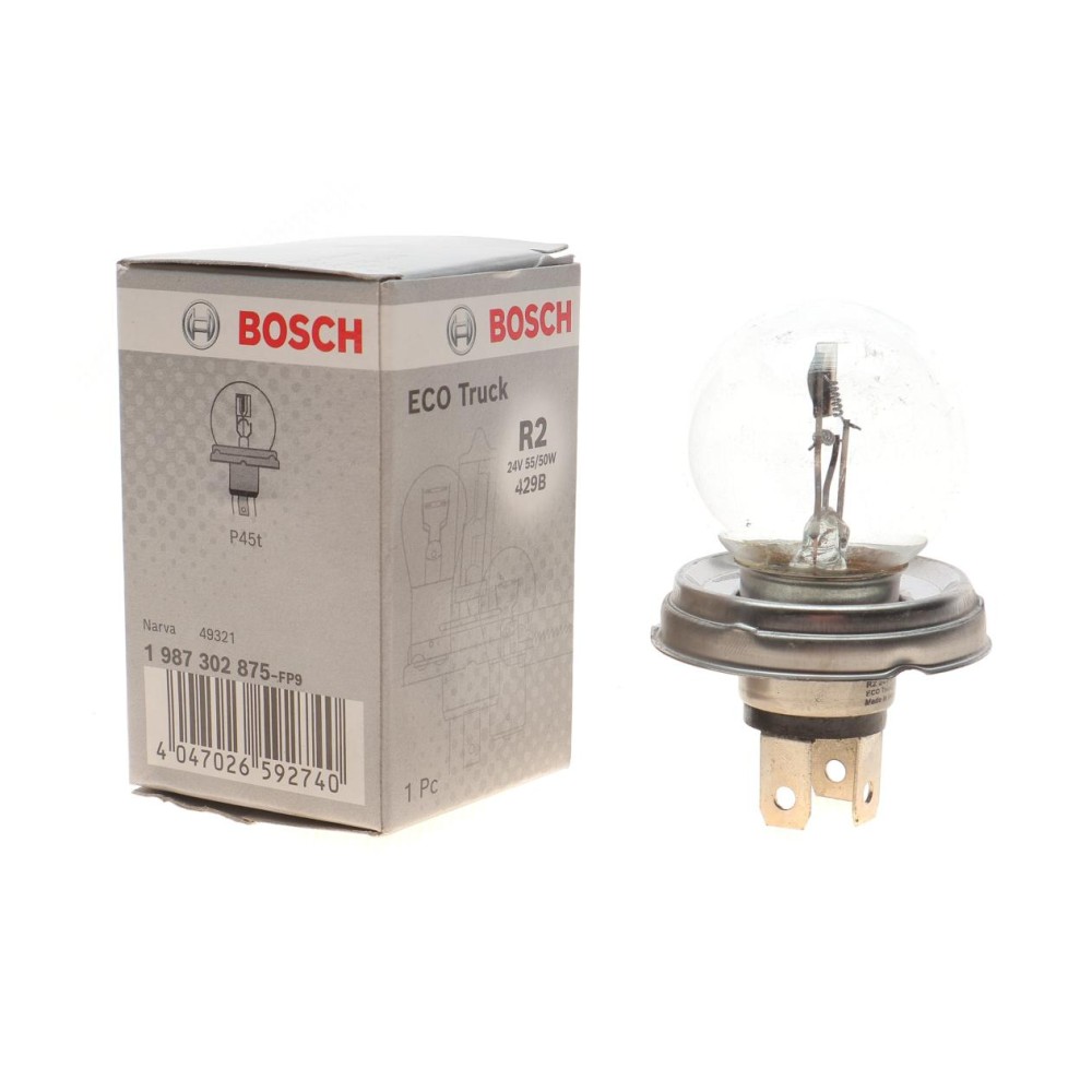 Автолампа R2 (Bilux) 24V 55/50W P45t ECO Truck