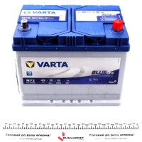 Акумуляторна батарея 72Ah/760A (261x175x220/+R/B01) (Start-Stop EFB) Blue Dynamic N72 Азія