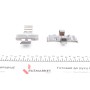 Планка супорта (заднього) прижимна (к-кт) Tesla Model X/S 13-/Volvo S60/V70 01-
