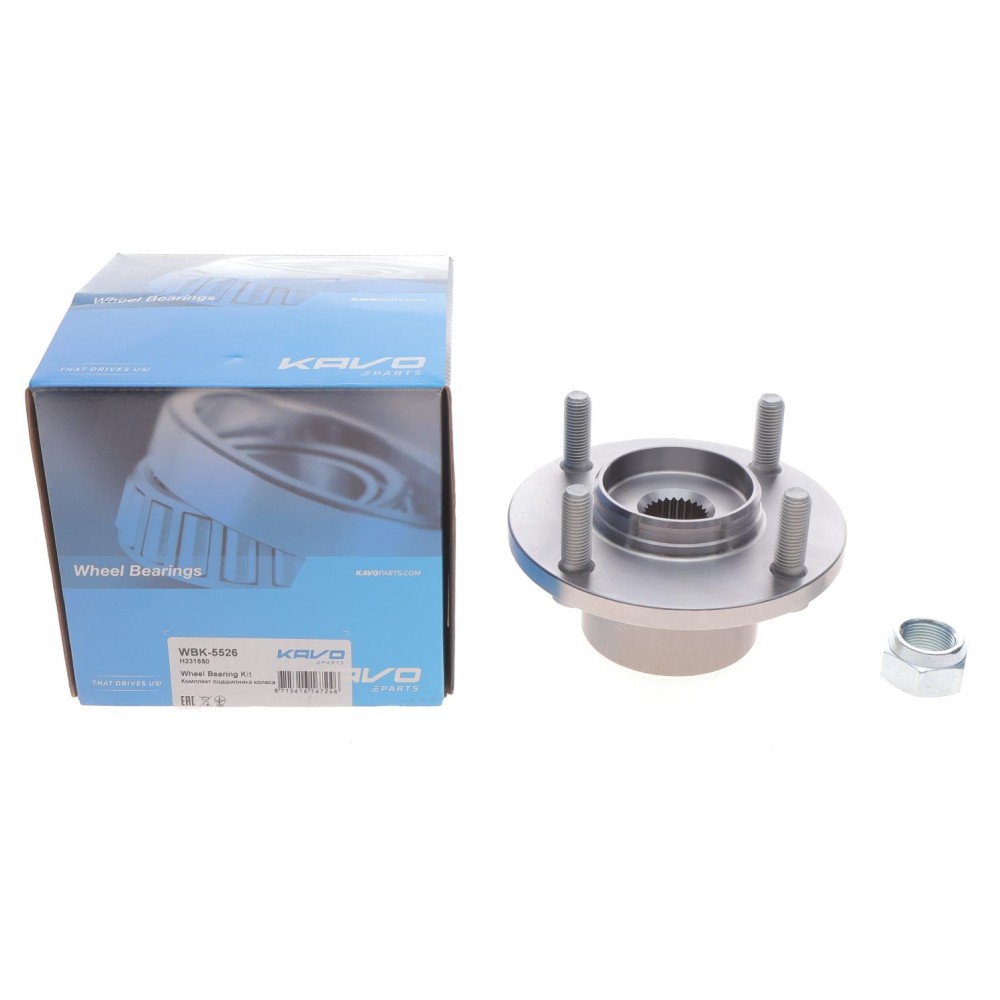 Підшипник маточини (передньої) Mitsubishi Colt 04-12/Smart Forfour 02-06 (+ABS)