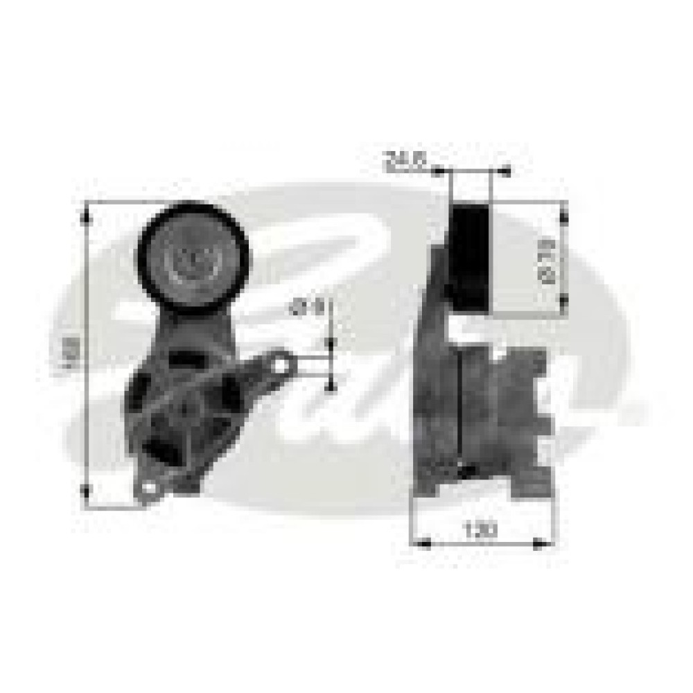 Натяжник ременя генератора VW 1.9/2.0TDI