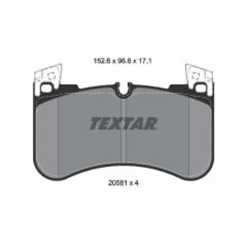 Колодки гальмівні (передні) Land Rover Defender 19-/Discovery 16-/Range Rover 12- 4x4 (Brembo) Q+