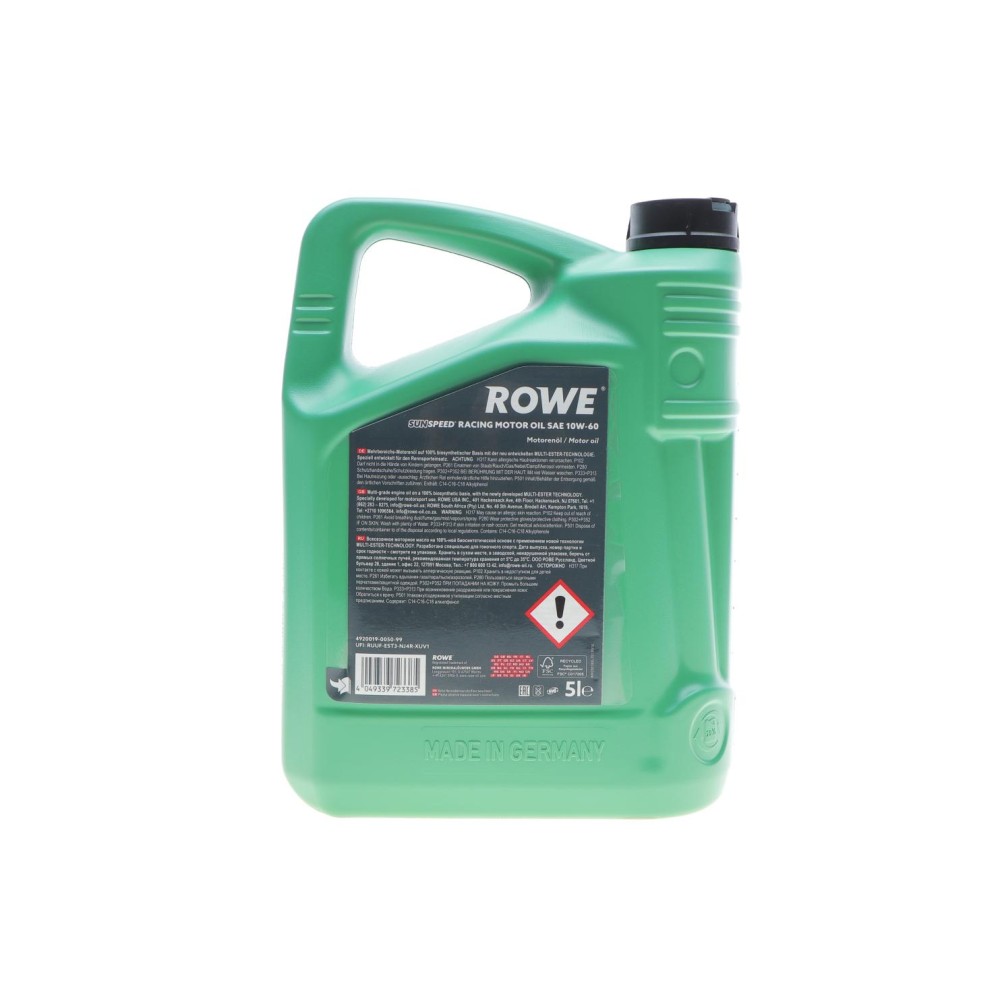 Олива 10W60 SUNSPEED RACING MOTOR OIL (5L) MULTI-ESTER TECHNOLOGY