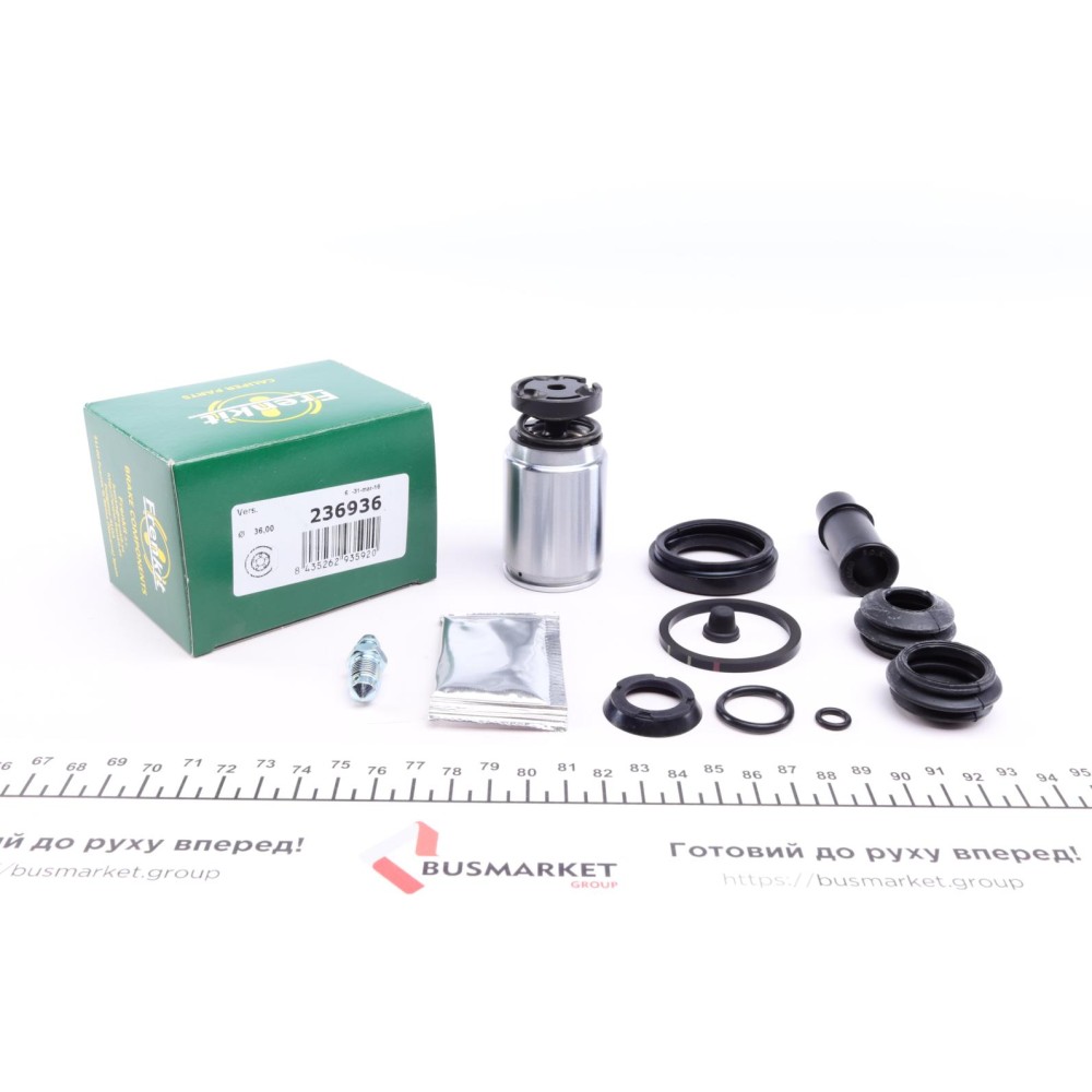 Ремкомплект супорта (заднього) (R) Renault Laguna 01- (d=36mm) (+поршень з механізмом) (Brembo)