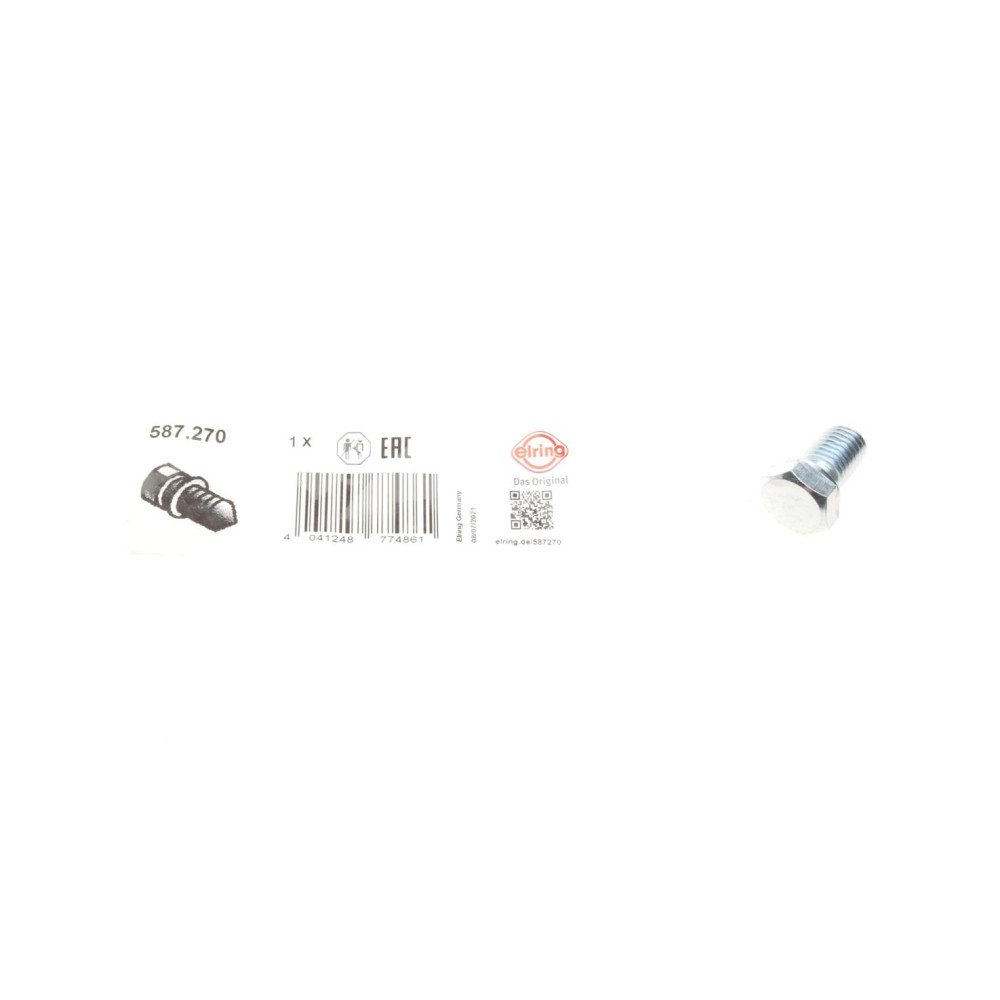Болт зливу оливи BMW 3(E46)/5(E34/E39/E60) 97- (M12x1,5) M30/M40/M43/M52/M54