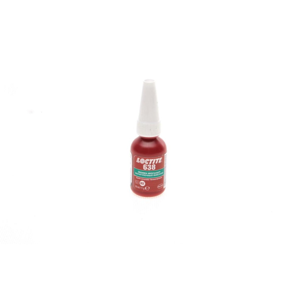 LOCTITE 638 BO 10ML PL/RU Фіксатор анаеробний вал-втулковий (зелений) (високої фіксації)(проміжок 0.25)