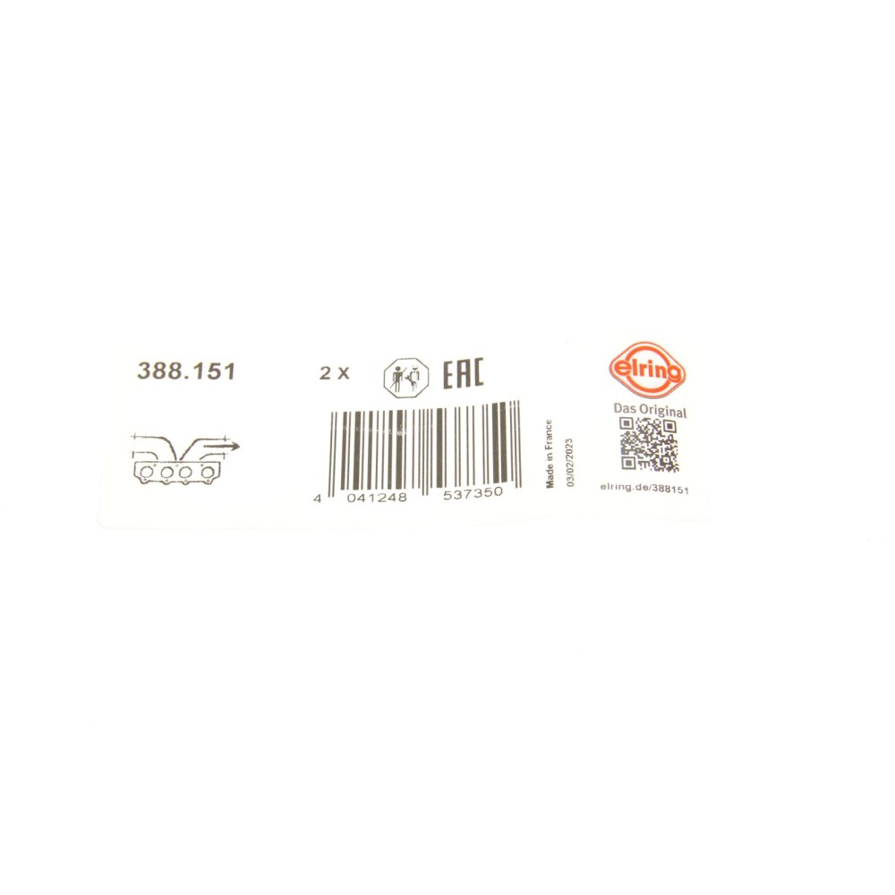 Прокладка колектора випускного Citroen Berlingo/Peugeot Partner 1.1/1.4 96-15