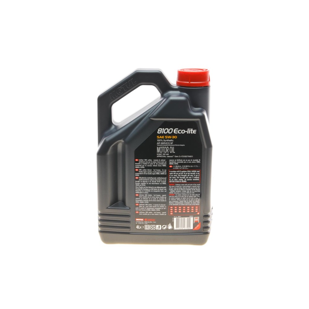 Олива 5W30 ECO-lite SAE 8100 (4L) (GM-dexos1 GEN3/FORD M2C 929-A/M2C 946-A ) (108213/104988)