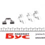 Планка супорта (заднього) прижимна Citroen Berlingo/Peugeot Partner 08- (Lucas/TRW)