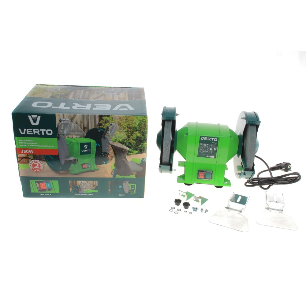 Верстат точильний Ø200 mm/220 V/350 W/2950 rpm (настільний)