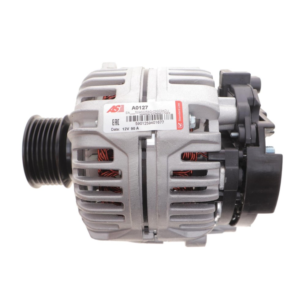 Генератор Audi A3/A4/Skoda Fabia/Octavia/VW Caddy/Golf 1.9TDI-2.5TDI/1.8-3.2 96- (12V/90A)