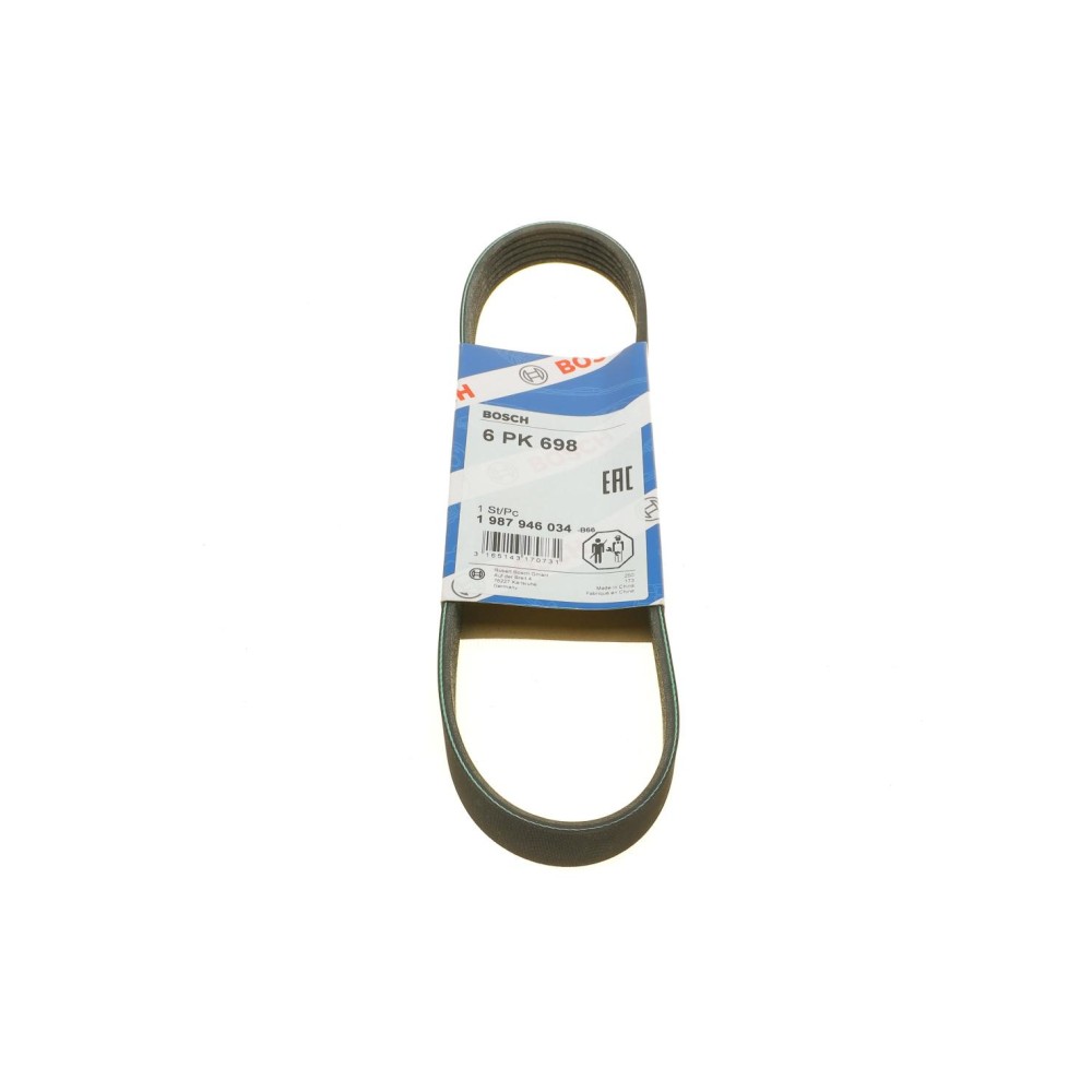 Ремінь генератора поліклиновий Citroen Jumper/Fiat Ducato/Peugeot Boxer 2.0 94- (6PK698)