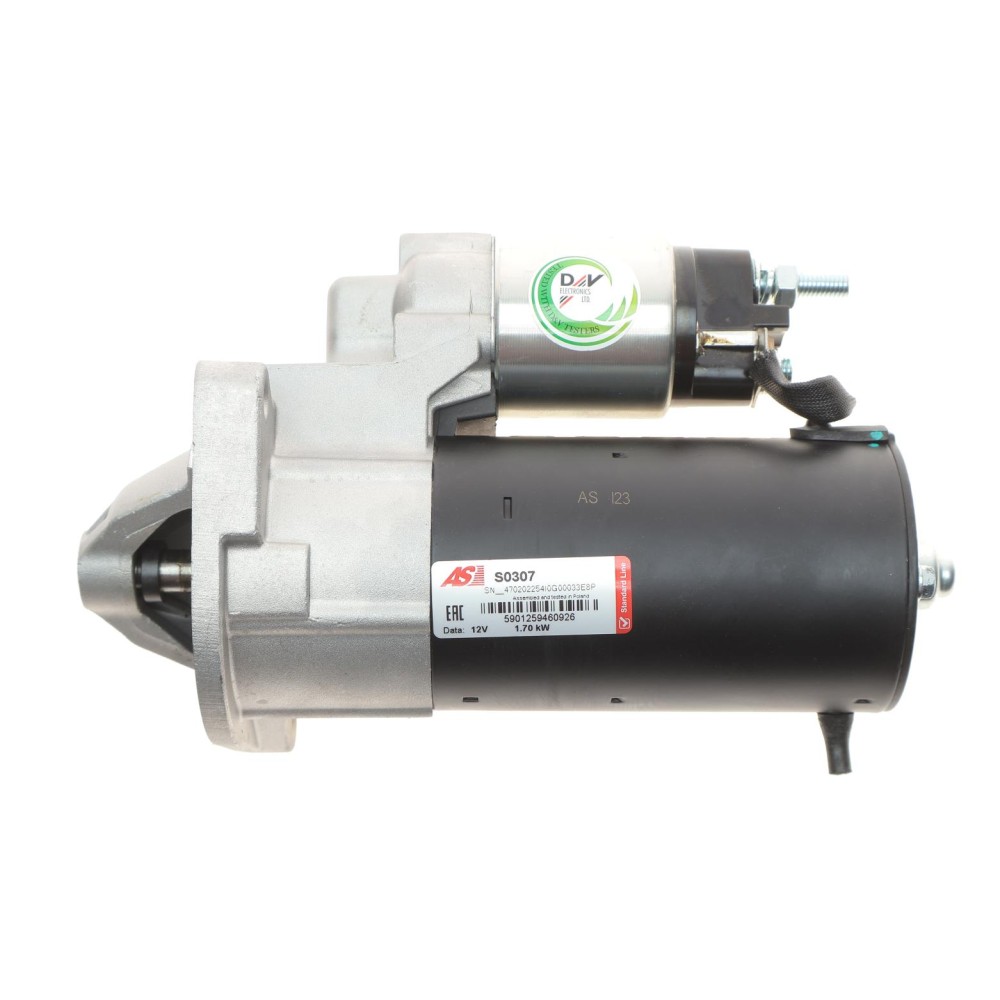 Стартер Fiat Ducato 2.0-2.3D 06- (12V/1.7kw) (z=9)