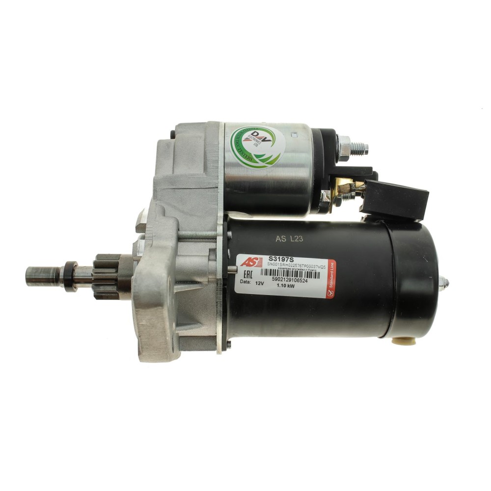 Стартер VW Caddy I/II 82-00/T4 90-03 (12V/1.1kw) (z=9)